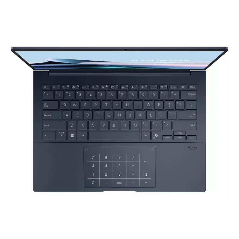 ASUS Zenbook 14 OLED UX3405CA-PZ217W Intel Core Ultra 7 255H Laptop 35,6 cm (14 cali) Ekran dotykowy WUXGA 32 GB LPDDR5x-SDRAM 1 TB SSD Wi-Fi 7 (802.11be) Windows 11 Home Niebieski