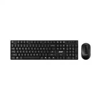 Acer GP.ACC11.03M klawiatura z myszą, do biura domowego, USB, czarna, szara