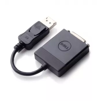 DELL 470-ABEO przejściówka wideo DisplayPort na DVI Czarna