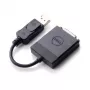 DELL 470-ABEO przejściówka wideo DisplayPort na DVI Czarna