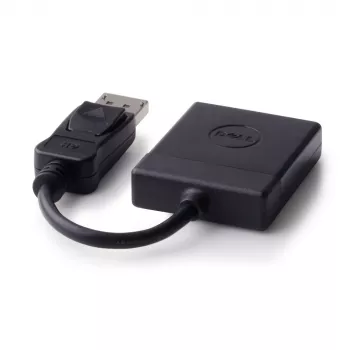 DELL 470-ABEO przejściówka wideo DisplayPort na DVI Czarna