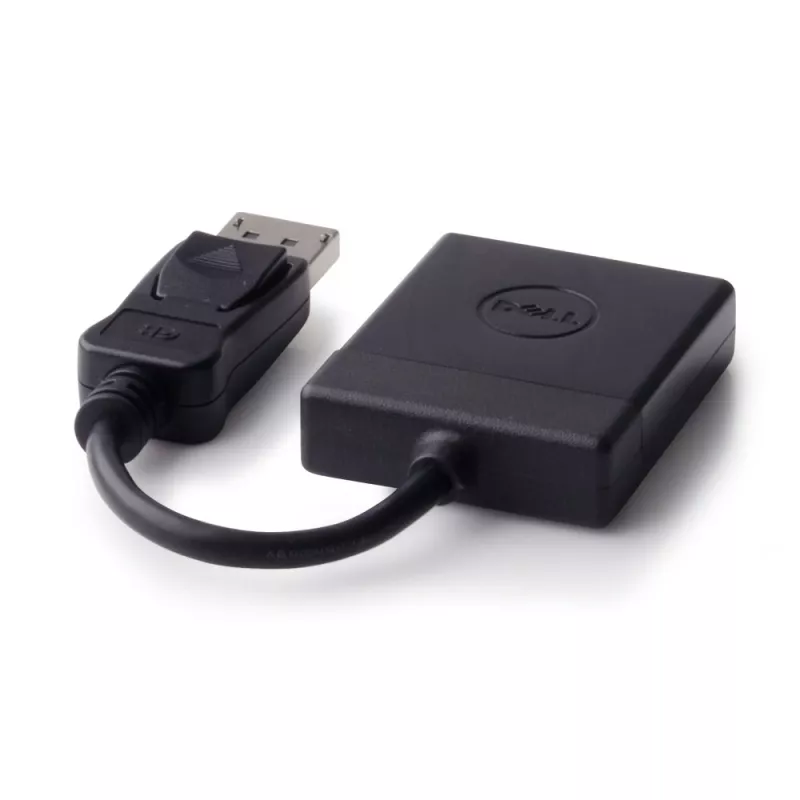 DELL 470-ABEO przejściówka wideo DisplayPort na DVI Czarna