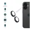 Fixed Camera Glass for Apple iPhone 17 — Szkło czarne