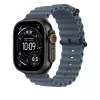 APPLE 49mm pasek Ocean koloru Anchor niebieski – wykończenie Czarny Titanium