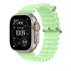 Pasek Apple Natural Titanium Finish MGCF4ZM/A Zielony fluoroelastomer 49mm