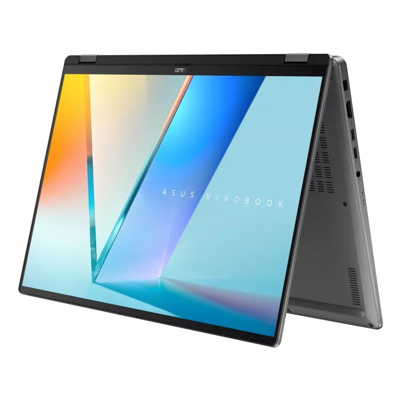 Hybrydowy laptop 2-w-1 ASUS Vivobook 16 Flip TP3607SH-RJ013W — Intel Core Ultra 7 258V, 16-calowy ekran dotykowy 3K, 16 GB LPDDR5x, 512 GB SSD, NVIDIA GeForce RTX 5050, WIN11 Home, szary