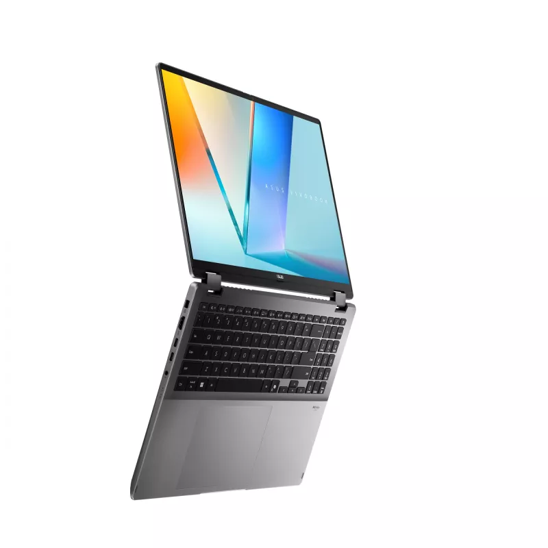 Hybrydowy laptop 2-w-1 ASUS Vivobook 16 Flip TP3607SH-RJ013W — Intel Core Ultra 7 258V, 16-calowy ekran dotykowy 3K, 16 GB LPDDR5x, 512 GB SSD, NVIDIA GeForce RTX 5050, WIN11 Home, szary