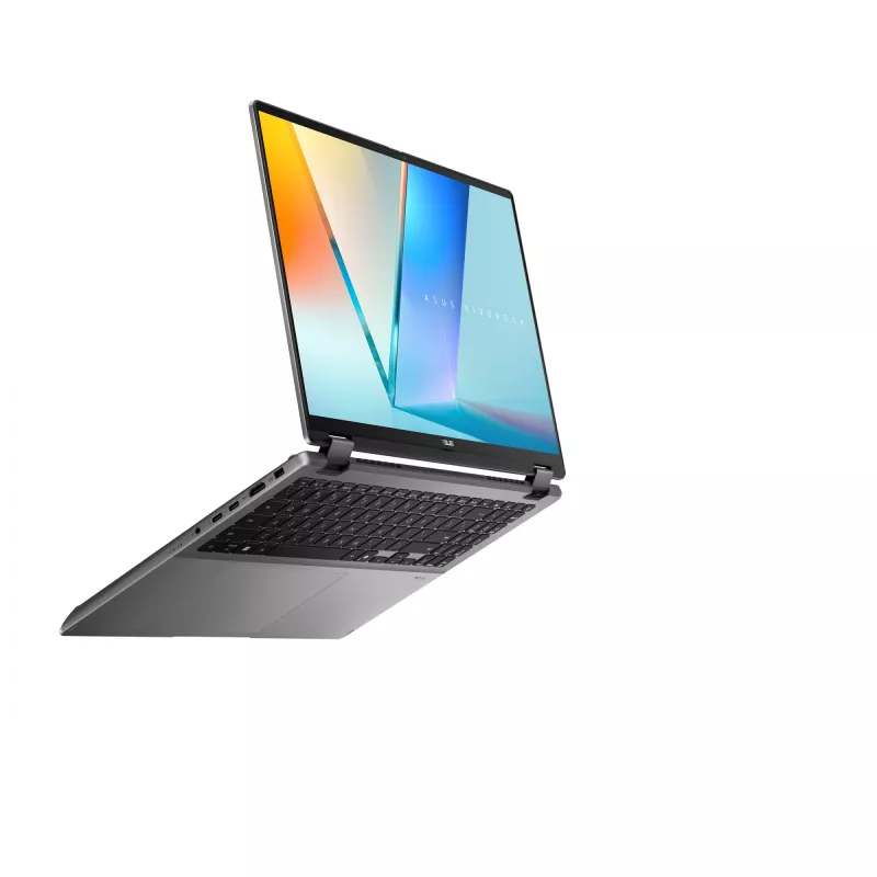 Hybrydowy laptop 2-w-1 ASUS Vivobook 16 Flip TP3607SH-RJ013W — Intel Core Ultra 7 258V, 16-calowy ekran dotykowy 3K, 16 GB LPDDR5x, 512 GB SSD, NVIDIA GeForce RTX 5050, WIN11 Home, szary