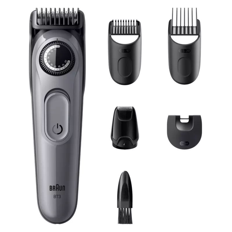 Braun BeardTrimmer 3 80789789 trymer do brody AC/Zasilanie bateryjne 20 2 cm Czarny