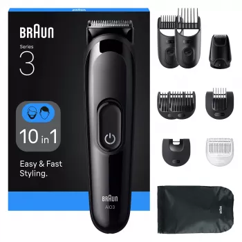 Braun AIO3560 maszynka do włosów/trymer Czarny 14 Niklowo-Wodorkowy (NiMH)