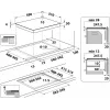 Indesit IB 65B60 NE Czarna Płyta indukcyjna do zabudowy 59 cm 4 strefy