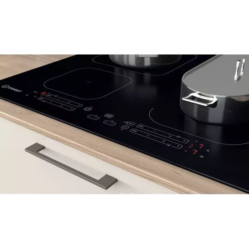 Indesit IB 65B60 NE Czarna Płyta indukcyjna do zabudowy 59 cm 4 strefy