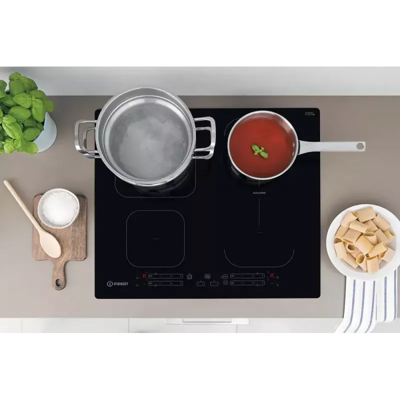 Indesit IB 65B60 NE Czarna Płyta indukcyjna do zabudowy 59 cm 4 strefy