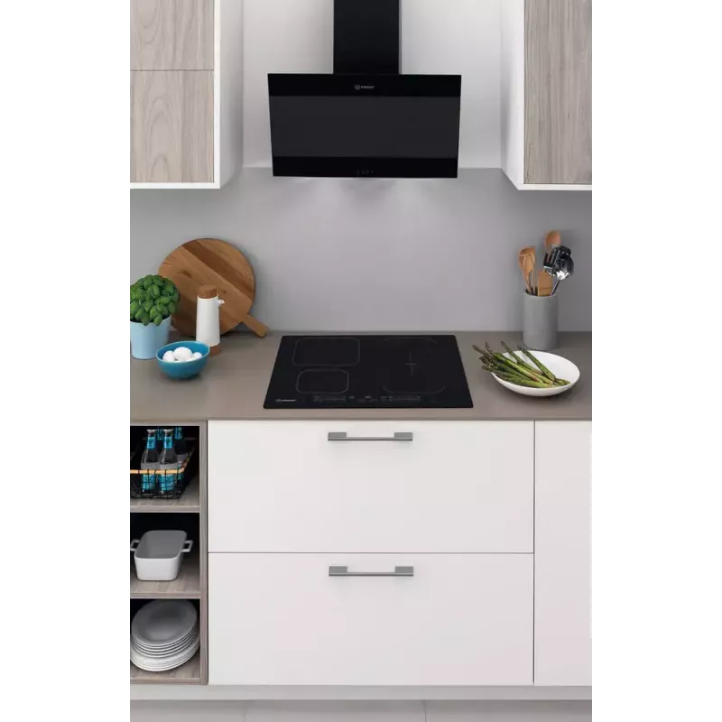 Indesit IB 65B60 NE Czarna Płyta indukcyjna do zabudowy 59 cm 4 strefy