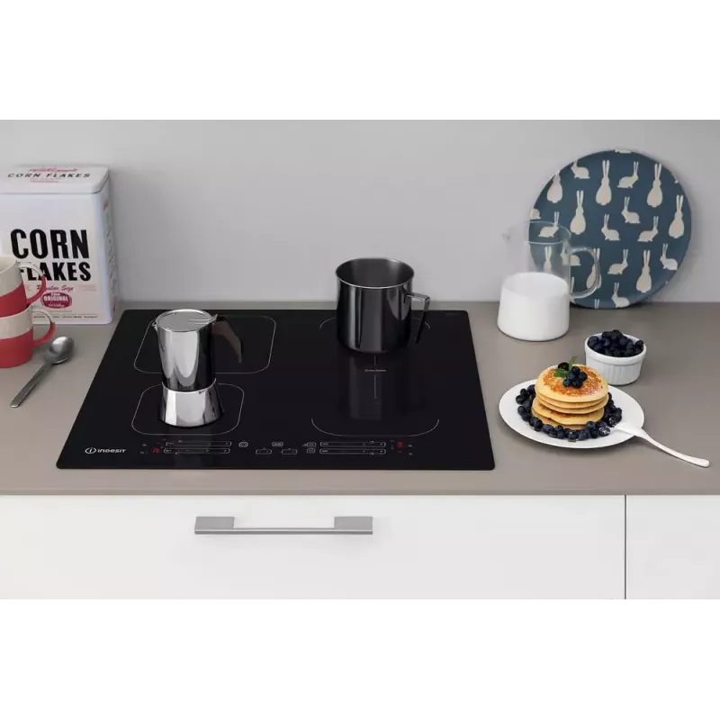 Indesit IB 65B60 NE Czarna Płyta indukcyjna do zabudowy 59 cm 4 strefy