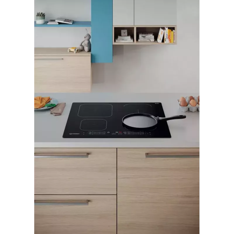 Indesit IB 65B60 NE Czarna Płyta indukcyjna do zabudowy 59 cm 4 strefy