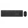 Bezprzewodowy zestaw klawiatury i myszy ASUS CW100 — układ US, czarny, pełnowymiarowa klawiatura QWERTY, mysz 1600 DPI