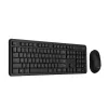 Bezprzewodowy zestaw klawiatury i myszy ASUS CW100 — układ US, czarny, pełnowymiarowa klawiatura QWERTY, mysz 1600 DPI