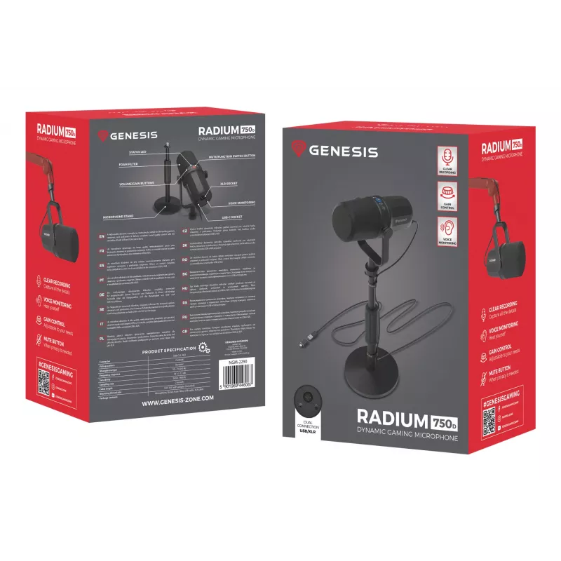 Mikrofon do PC GENESIS RADIUM 750D