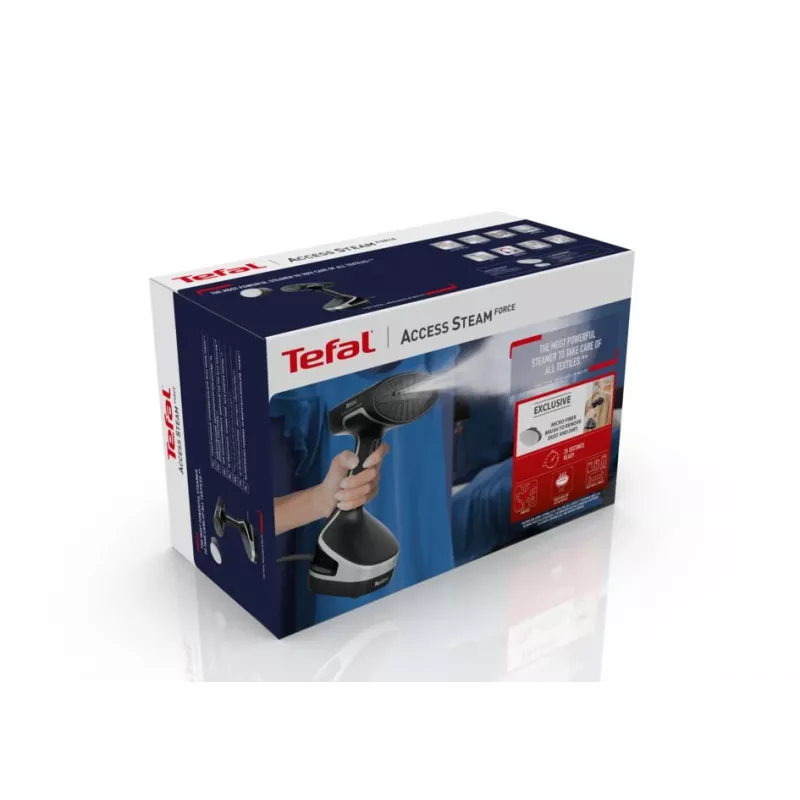 Tefal Acces Steam Force DT8270 Ręczny parownik do ubrań 0,2 L 2000 W Czarny