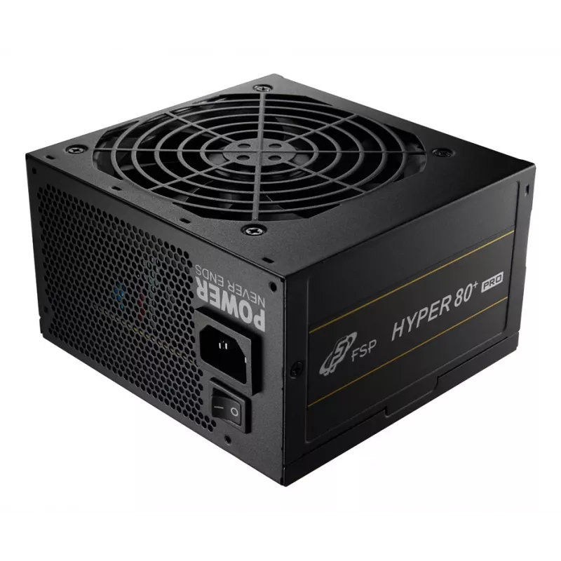 FSP HYPER 80+ PRO 450W Zasilacz ATX ATX3.1 Czarny, 450 W, 200 - 240 V, 50/60 Hz, 3 A, Aktywne, 85 W