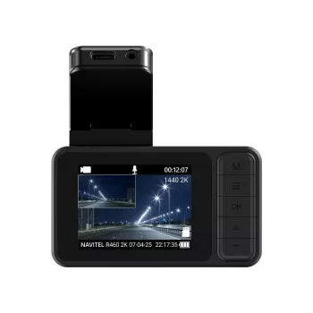 Kamera samochodowa Navitel R460 2K — kompaktowy rejestrator z wideo 2K (QHD)