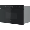 Kuchenka mikrofalowa do zabudowy Whirlpool MBNA920B, grill, 750 W, 22 L, czarna, drzwi typu push