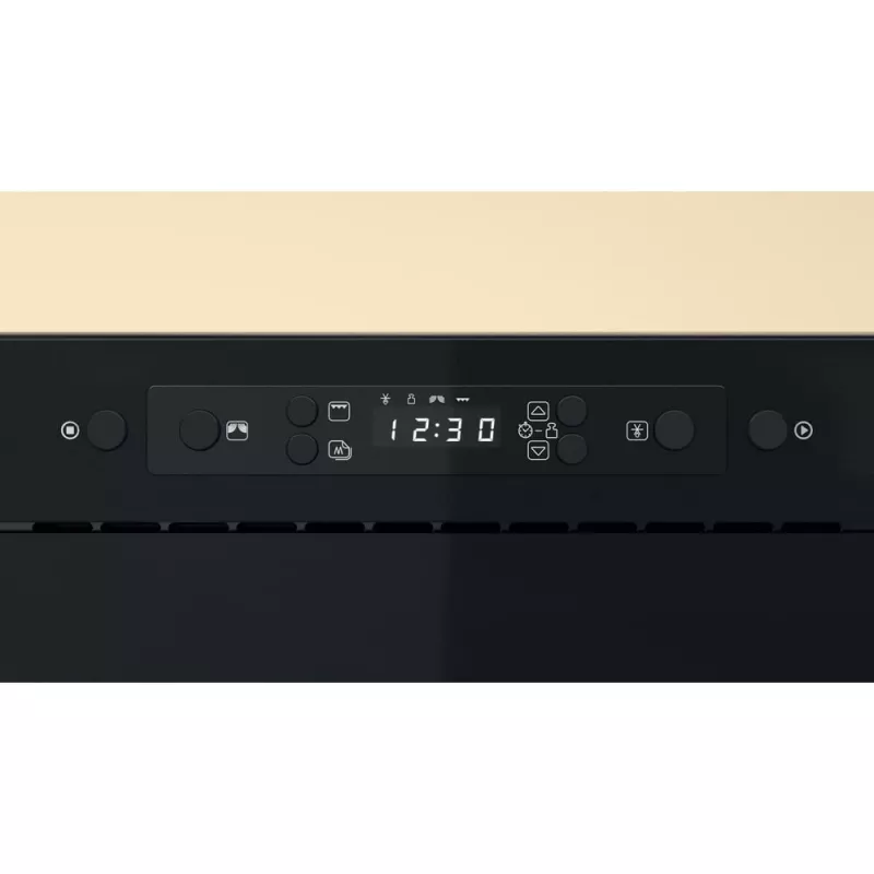 Kuchenka mikrofalowa do zabudowy Whirlpool MBNA920B, grill, 750 W, 22 L, czarna, drzwi typu push