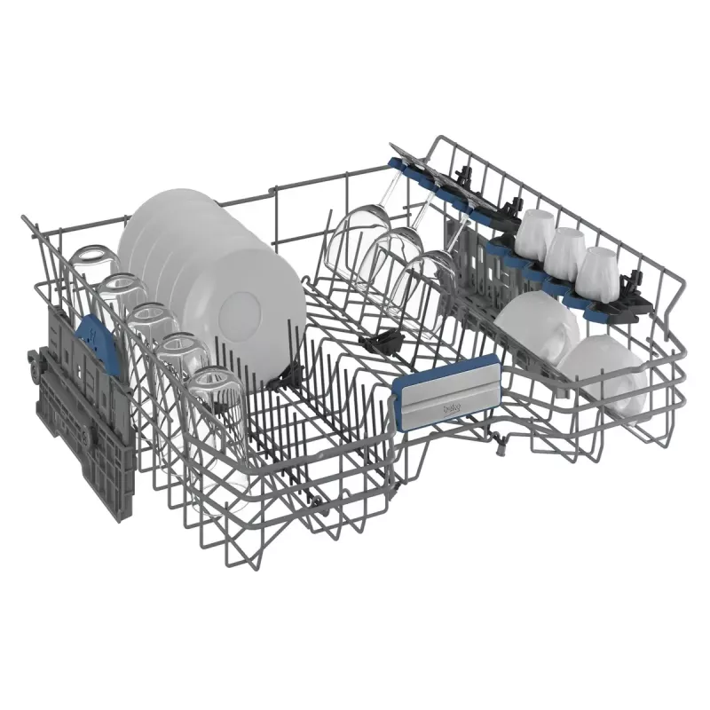 BEKO Zmywarka | BDIN38542P | Do zabudowy | Szerokość 60 cm | Liczba kompletów 15 | Liczba programów 8 | Klasa efektywności energetycznej C | Wyświetlacz | Funkcja AquaStop | Biały