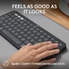 Logitech Pebble Keys 2 K380s klawiatura Universal RF Wireless + Bluetooth QWERTY US International Graphite