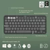 Logitech Pebble Keys 2 K380s klawiatura Universal RF Wireless + Bluetooth QWERTY US International Graphite