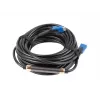 Kabel HDMI LANBERG CA-HDMI-20CU-0200-BK — 20 m, HDMI 2.0, 18 Gbit/s, 4K (2160p), 144 Hz, ARC, Ethernet, pozłacane styki