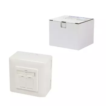 Gniazdo natynkowe 2 x RJ-45 LogiLink NP0124