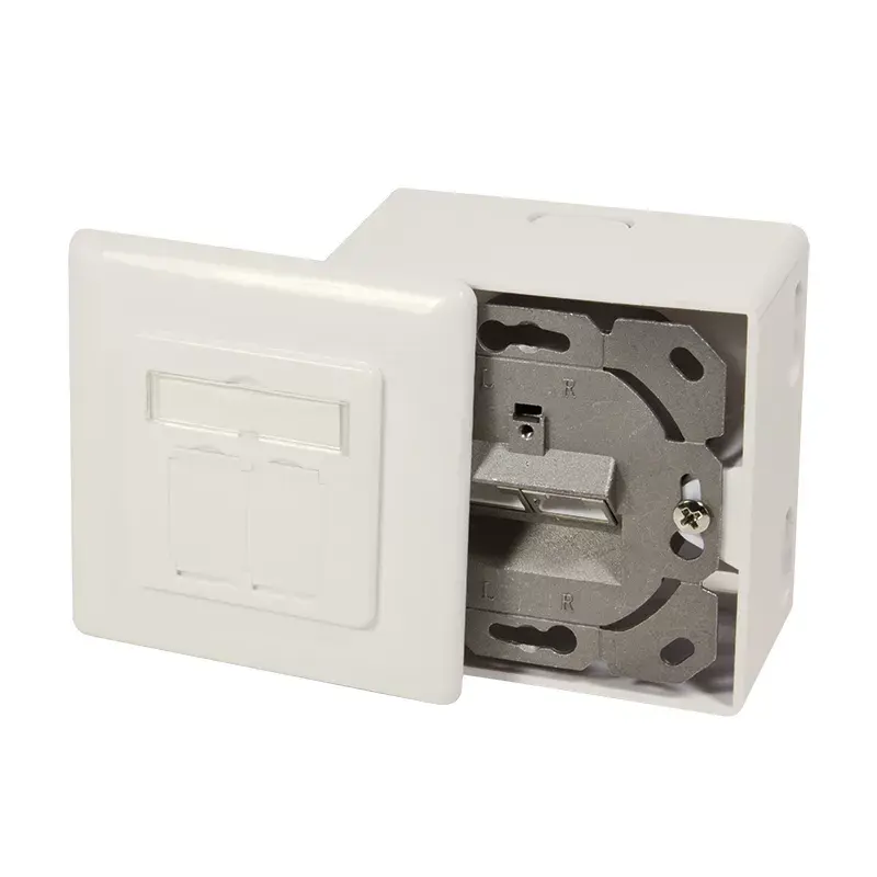 Gniazdo natynkowe 2 x RJ-45 LogiLink NP0124