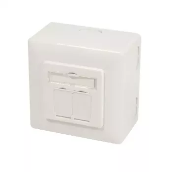 Gniazdo natynkowe 2 x RJ-45 LogiLink NP0124