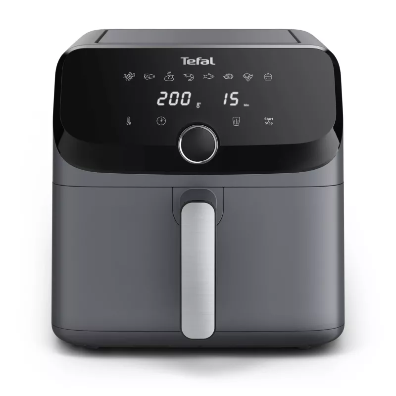 Tefal Easy Fry Mega EY855BE0 frytkownica powietrzna pojedyncza 7,5 L wolnostojąca 2020 W szara