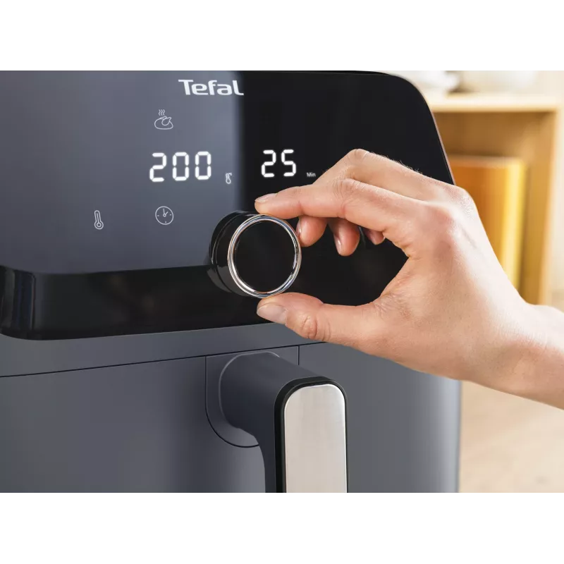 Tefal Easy Fry Mega EY855BE0 frytkownica powietrzna pojedyncza 7,5 L wolnostojąca 2020 W szara