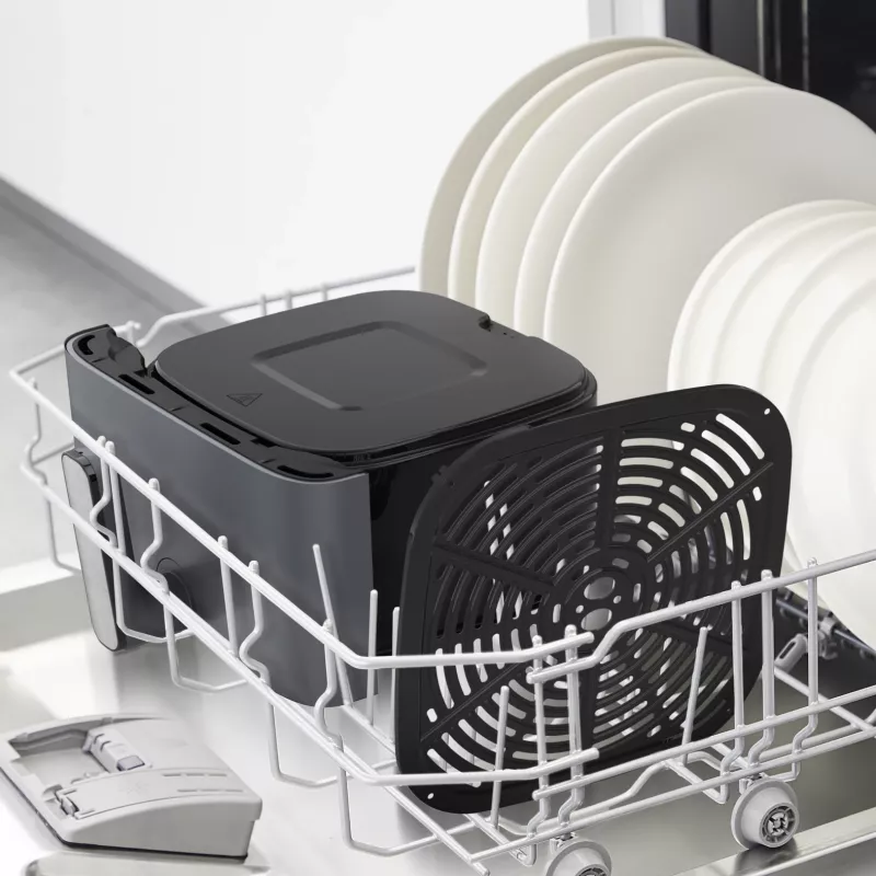 Tefal Easy Fry Mega EY855BE0 frytkownica powietrzna pojedyncza 7,5 L wolnostojąca 2020 W szara