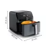 Tefal Easy Fry Mega EY855BE0 frytkownica powietrzna pojedyncza 7,5 L wolnostojąca 2020 W szara