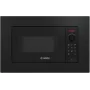 Kuchenka mikrofalowa do zabudowy solo Bosch Serie 2 BFL623MB4 20 l 800 W Wyświetlacz LED Sterowanie pokrętłem Czarny