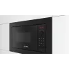 Kuchenka mikrofalowa do zabudowy solo Bosch Serie 2 BFL623MB4 20 l 800 W Wyświetlacz LED Sterowanie pokrętłem Czarny