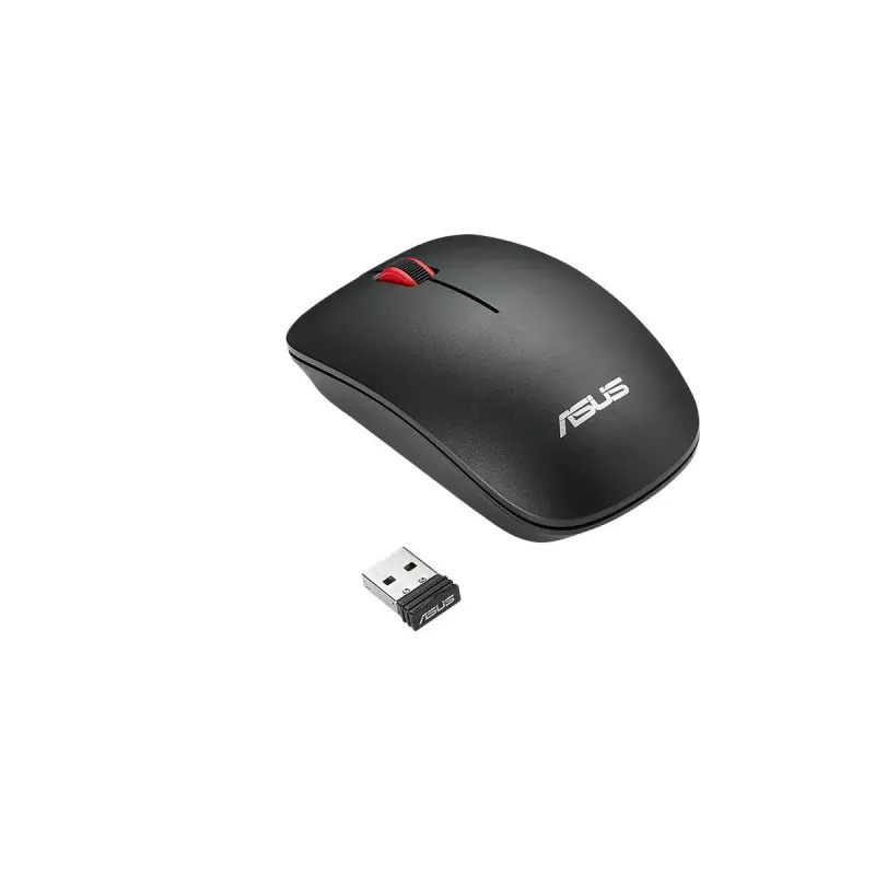 ASUS WT300 RF /BK-RD mysz Biurowa Oburęczna RF Bezprzewodowa Optyczna 1600 DPI