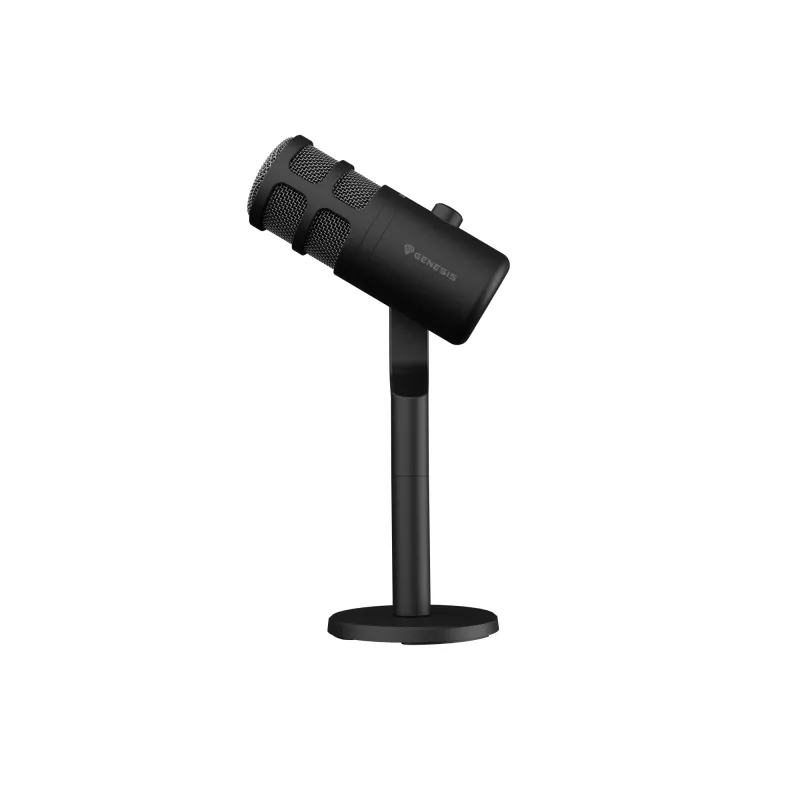 Przewodowy mikrofon PC GENESIS Radium 350D — USB Type-A/Type-C, czułość -48 dB, 16–14000 Hz, kabel 2,5 m, czarny
