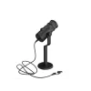 Przewodowy mikrofon PC GENESIS Radium 350D — USB Type-A/Type-C, czułość -48 dB, 16–14000 Hz, kabel 2,5 m, czarny