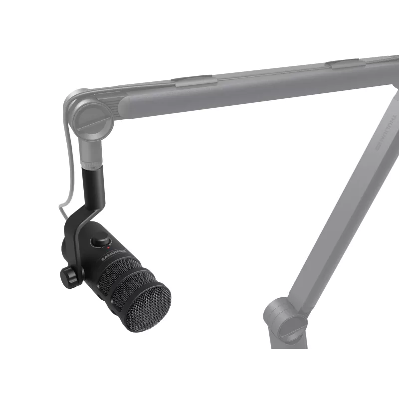 Przewodowy mikrofon PC GENESIS Radium 350D — USB Type-A/Type-C, czułość -48 dB, 16–14000 Hz, kabel 2,5 m, czarny