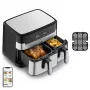Tefal Dual Easy Fry & Grill EY905D podwójna 8,3 l wolnostojąca 2700 W frytkownica beztłuszczowa stal nierdzewna