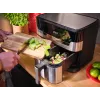 Tefal Dual Easy Fry & Grill EY905D podwójna 8,3 l wolnostojąca 2700 W frytkownica beztłuszczowa stal nierdzewna