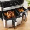 Tefal Dual Easy Fry & Grill EY905D podwójna 8,3 l wolnostojąca 2700 W frytkownica beztłuszczowa stal nierdzewna