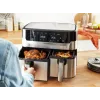 Tefal Dual Easy Fry & Grill EY905D podwójna 8,3 l wolnostojąca 2700 W frytkownica beztłuszczowa stal nierdzewna