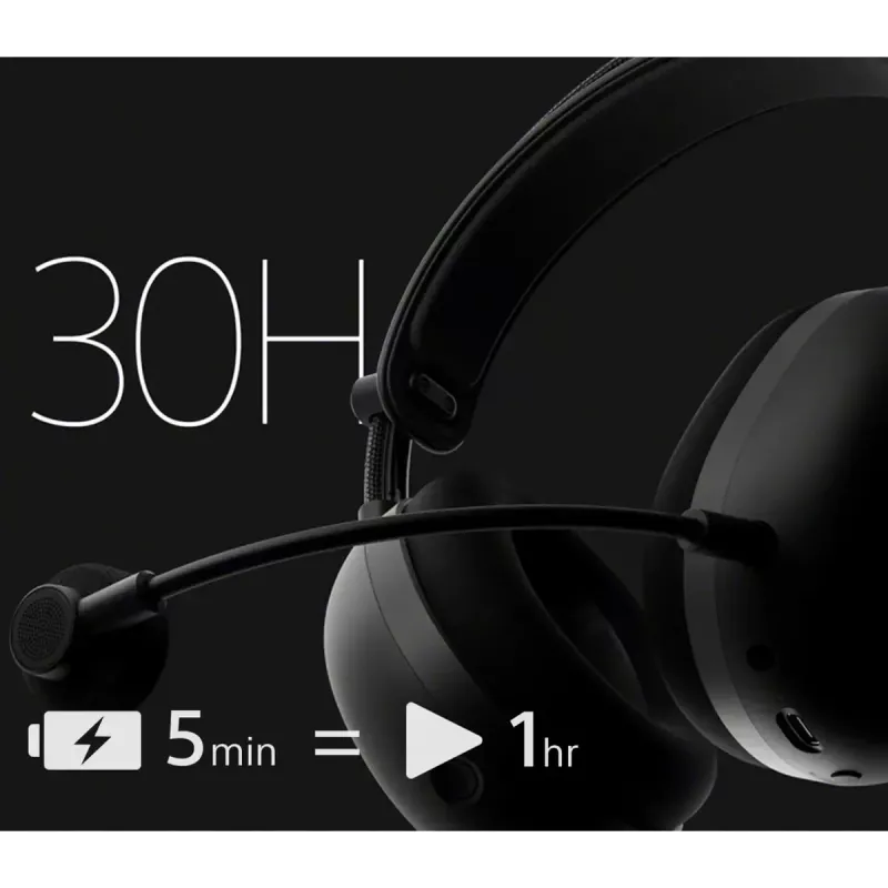 Sony Inzone H9 II Zestaw słuchawkowy Bezprzewodowy Nauszny Gaming USB Type-C Bluetooth Czarny